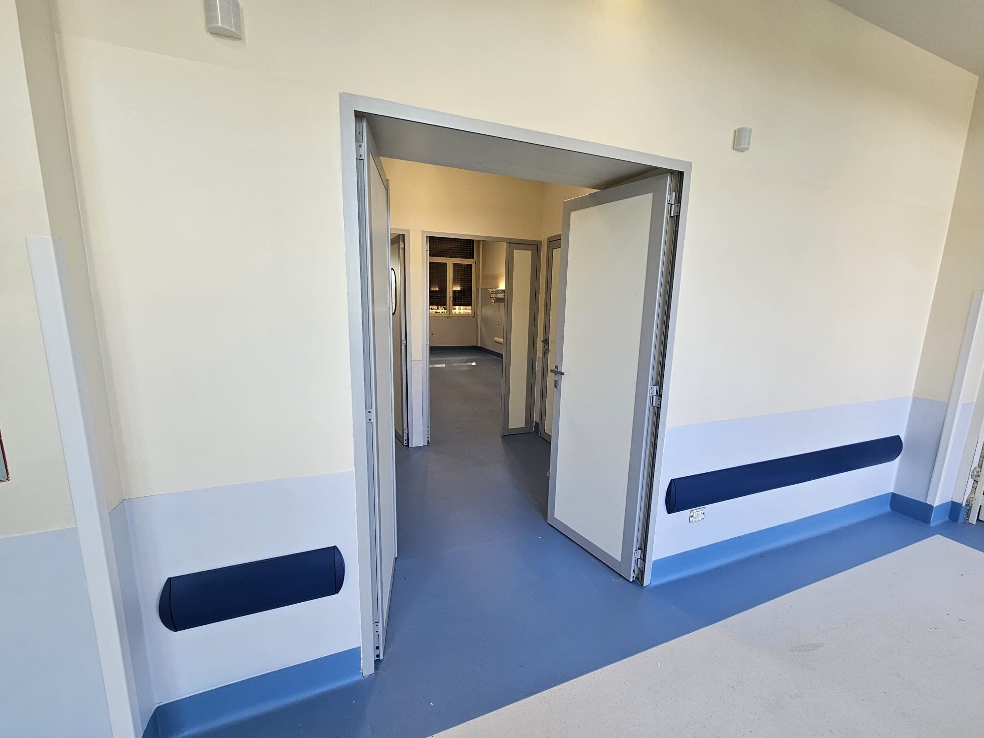 Lavori in corso, ospedale attivo